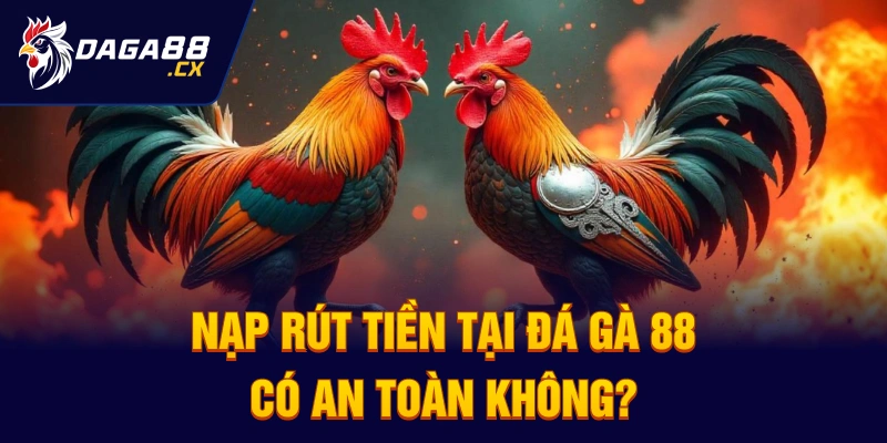 Nạp rút tiền tại Đá Gà 88 có an toàn không?